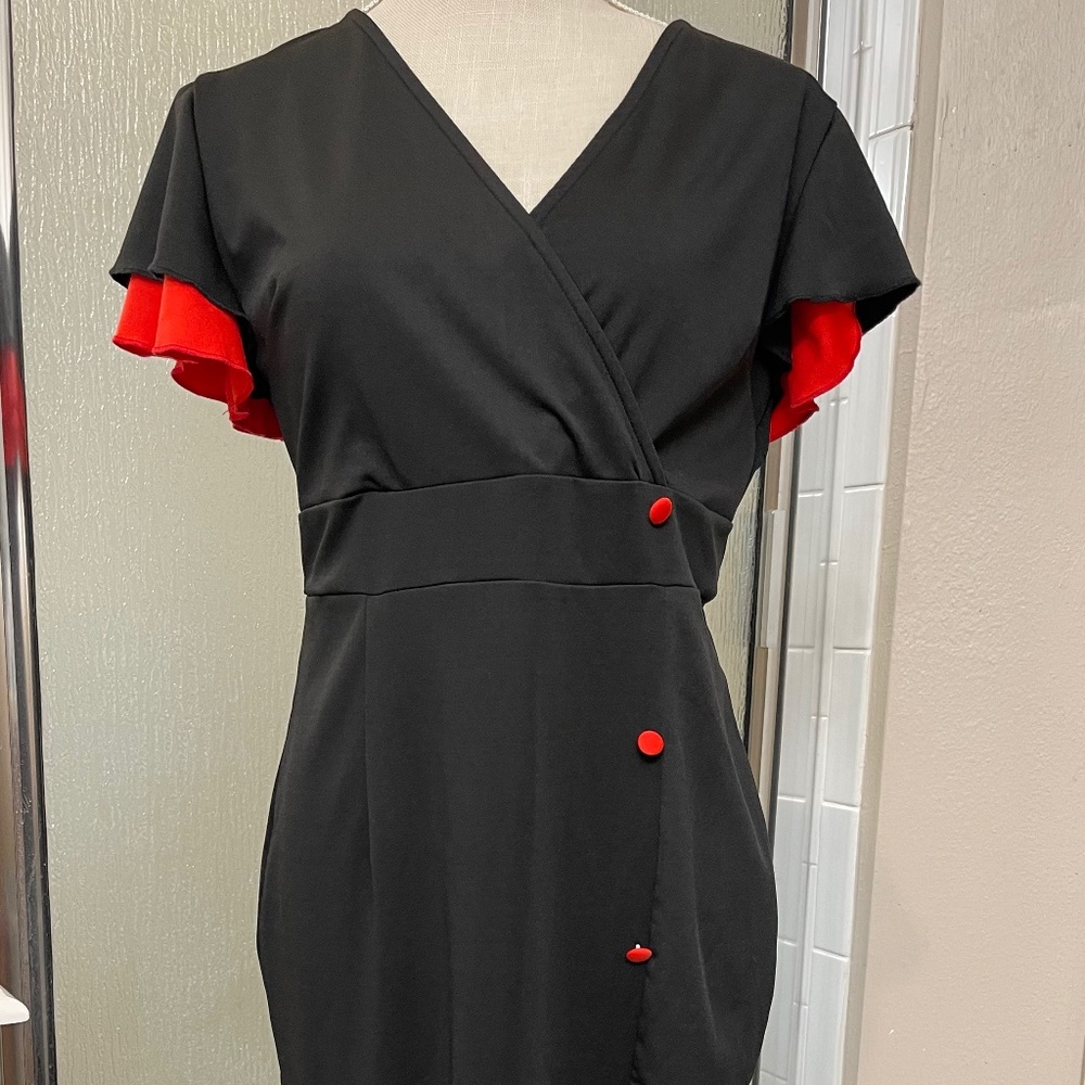 Retro design pencil dress